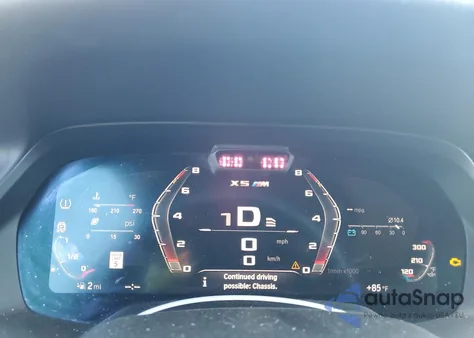 2021 BMW X5 M from USA, damaged, VIN 5YMJU0C07M9D98792